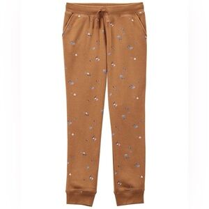 Oshkosh Pull-On Floral Print Fleece Pants NWT